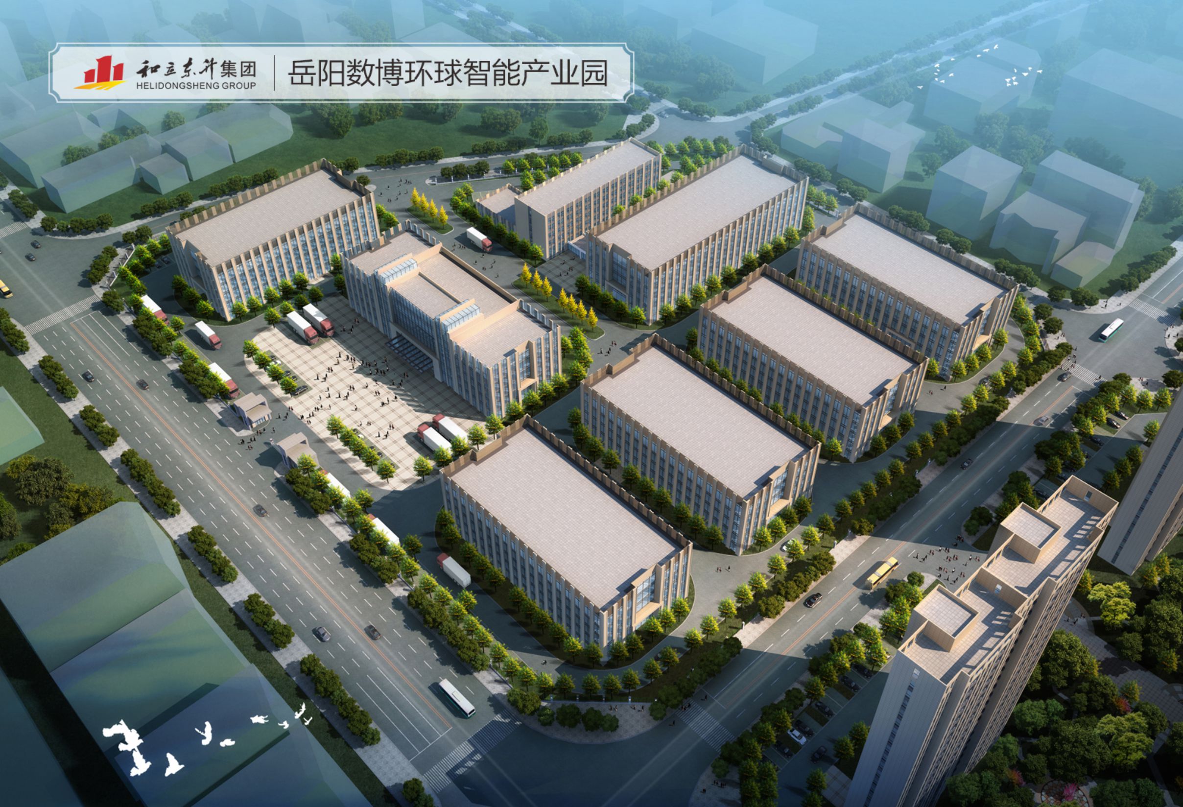 岳阳数博全球智能产业园(图1)
